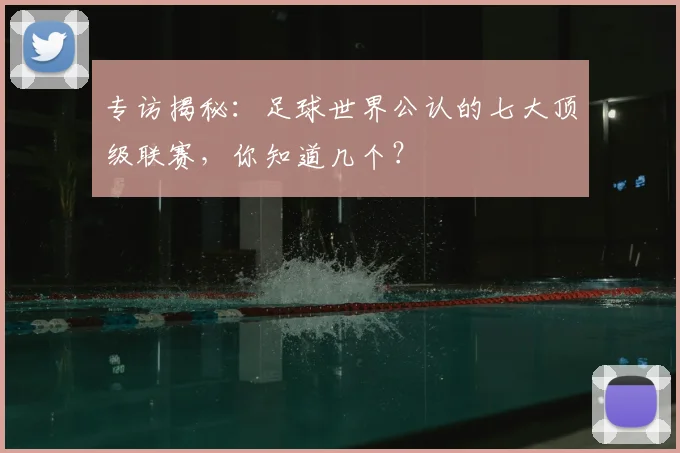 专访揭秘:足球世界公认的七大顶级联赛,你知道几个?